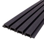 Revestimiento Exterior De Pared Color Negro - Imagen 2