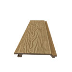 Revestimiento Siding Exterior de WPC Exterior de Pared Color Madera