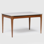 Comedor 1.35 Addar Off White 4 sillas Elsie Beige