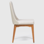 Comedor 1.35 Addar Off White 4 sillas Elsie Beige