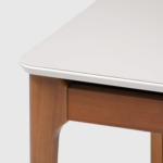 Comedor 1.35 Addar Off White 4 sillas Elsie Beige