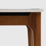 Comedor 1.35 Addar Off White + 4 sillas Tai