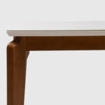 Comedor 1.8 Laurent Off White 6 sillas Ella