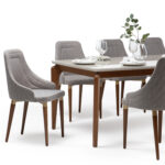 Comedor 2.1 Laurent OW + 8 Sillas Evelyn