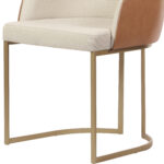 Comedor Albany Gold 2.4 + 8 Sillas Albany Caramel Gold
