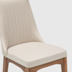 Comedor Laurent 2.1 Off white + 8 Sillas Elsie Beige