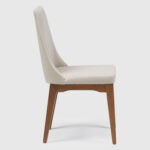 Comedor Liege Cuadrada + 8 Sillas Elsie Beige