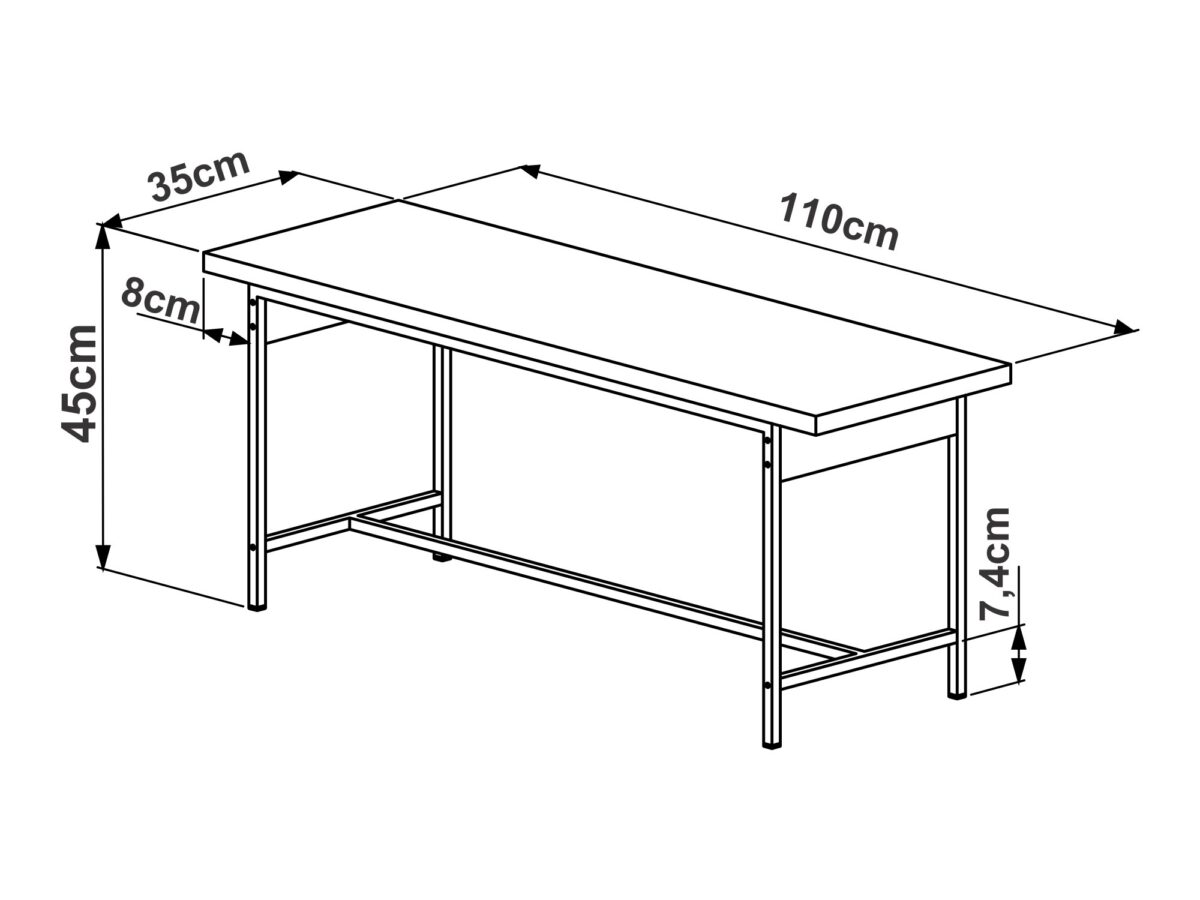 Comedor York 27926 + Bancas y Butacas