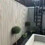 Wood Panel WPC Exterior De Pared Color Café Rustico - Imagen 4