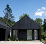 Siding Metálico Negro 0,35x2,90 Mts.