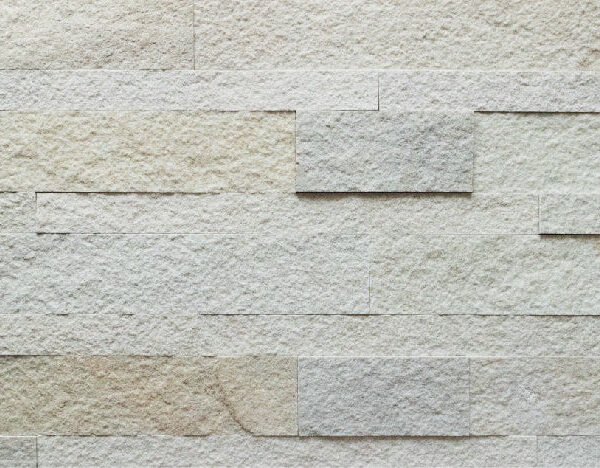 Fachaleta de Piedra Natural Delgada Blanca – Caja: 10 Cajas  Revestimiento Decorativo Ultraliviano