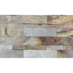 Fachaleta de Piedra Natural Delgada - Caja: 10 unidades - Otoño