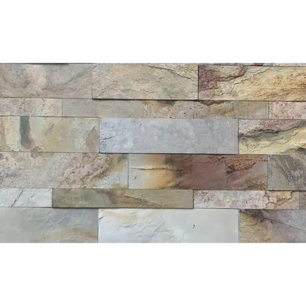 Fachaleta de Piedra Natural Delgada – Plancha 1,22 x 0,61 m – Acabado Otoño -10 cajas