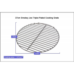 Parrilla a Carbón Portátil SMOKEY JOE 37CM WEBER Humo
