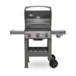 Parrilla a gas Spirit II S-320 GBS ( 3 Quemadores + Cocinilla ) Acero inoxidable