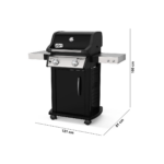 Parrilla a gas Weber Spirit Black E-215 GBS ( 2 Quemadores )