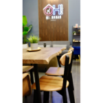 Comedor Rectangular Rusti 140x80 + Sillas Soma Negro