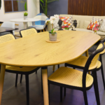 Comedor Wood Extensible + 4 Sillas Aia