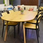 Comedor Wood Extensible + 4 Sillas Aia