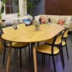 Comedor Wood Extensible + 4 Sillas Aia