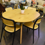 Comedor Wood Extensible + 4 Sillas Aia