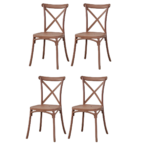 Pack 4 Sillas Crossback Basic