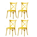 Pack 4 Sillas Crossback Basic