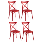 Pack 4 Sillas Crossback Basic