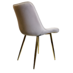 Pack de 2 Sillas Milano Patas Doradas