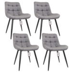 Pack de 4 Sillas Milano Velvet (Elegir Color)