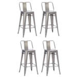 Pack de 4 Taburetes Tolix 65cm