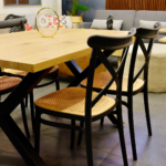 Set Comedor Xtable + Sillas Crossback Top Negro