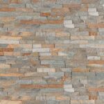 Piedra Fachaleta Quarzo Mix Brillo Verde 15x60 cm – Revestimiento Natural para Muros y Fachadas